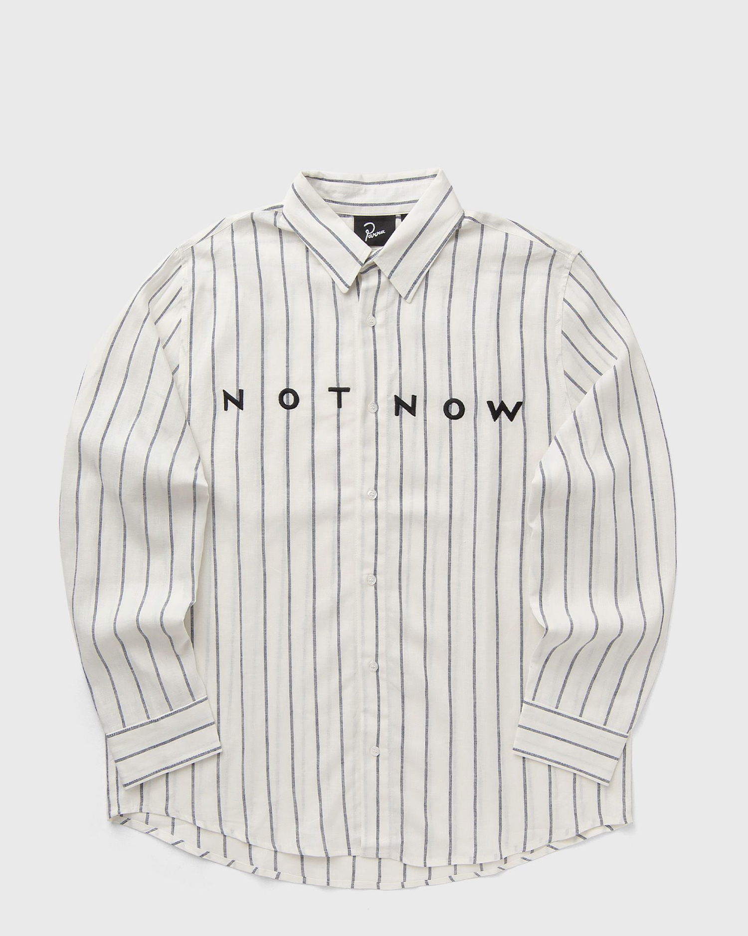 Košeľa By Parra PANGAIA Not Now Striped Shirt Biela | 53435, 0
