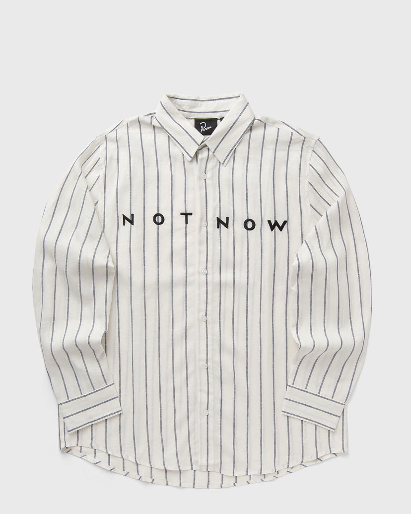 Košeľa By Parra PANGAIA Not Now Striped Shirt Biela | 53435