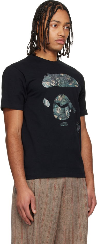 Tričko BAPE Tree Edge Camo Ape Face T-shirt Čierna | 001TEL801032M, 1