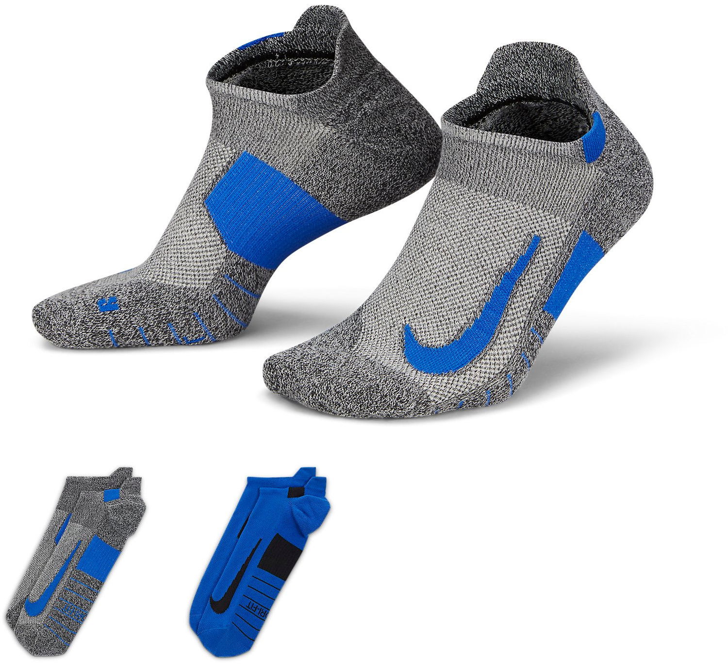 Ponožky Nike Multiplier No-Show 2-Pack Rôznofarebný | sx7554-937, 0