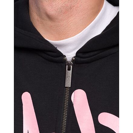 Mikina Karl Kani Karl Kani Woven Signature Kani OS Zip Hoodie Čierna | KK-60220169, 1