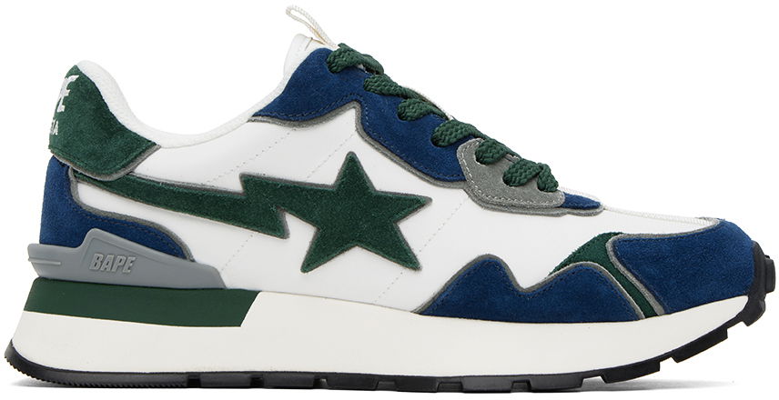 Tenisky a topánky BAPE Roadsta Express #2 "White Navy" Navy | 1J20191011, 0