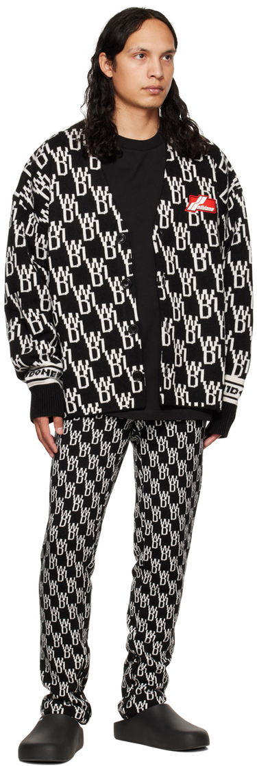 Legíny We11done We11done Jacquard Lounge Pants Čierna | WD-KP9-20-096-W-BK, 3