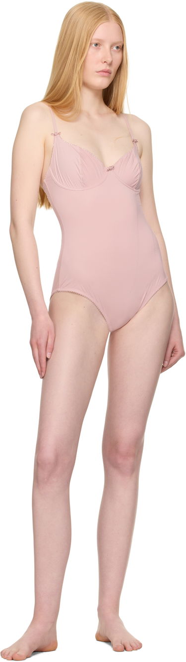 Body SKIMS SKIMS Retro Shapewear Demi Brief Bodysuit Ružová | BD-BRF-7924W, 3