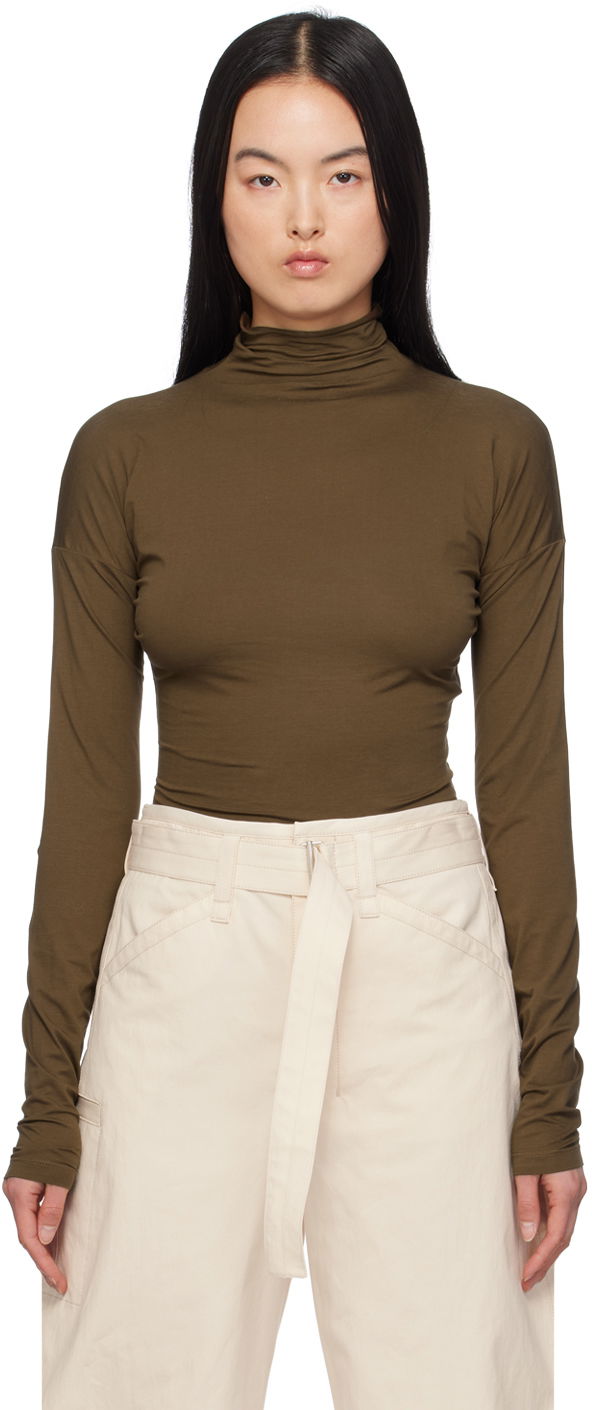 Sveter LEMAIRE Second Skin Turtleneck Zelené | TO1175 LJ053