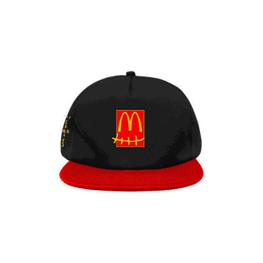 Šiltovka Cactus Jack by Travis Scott x McDonald's Smile Hat Čierna | 1945 1FW200701MSH BLAC, 0