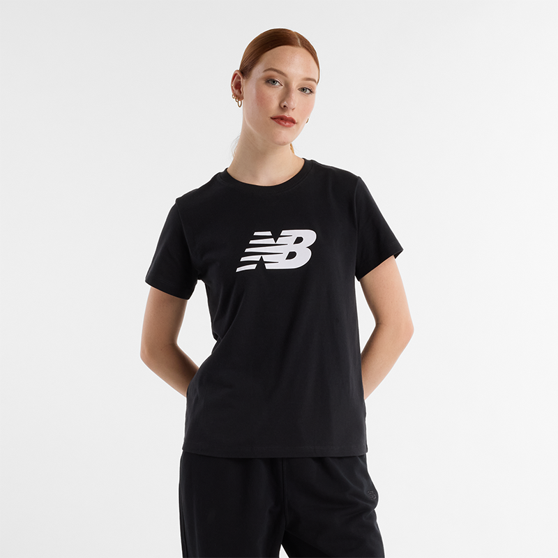 Tričko New Balance NB T-Shirt Čierna | Dámske tričko New Balance WT43582BK – čierné, 0