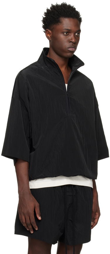 Vetrovka Fear of God Fear of God ESSENTIALS Half-Zip Jacket Čierna | 186SP244054F, 1