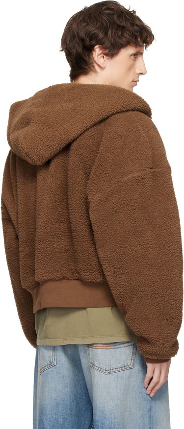 Mikina ERL Terry Fleece Zipped Hoodie Hnedá | ERL11J007, 2