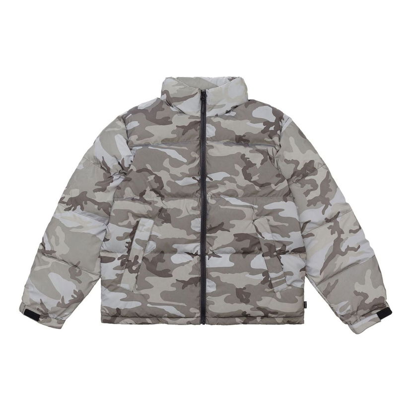 Prešívaná bunda Supreme Camo Snow Jacket Šedá | SUP-FW18-1087