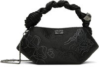 Mini Bou Bag with Braided Handle and Crystal Embellishments