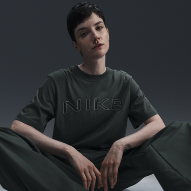 Tričko Nike Sportswear T-Shirt Zelené | HQ1679-338, 4