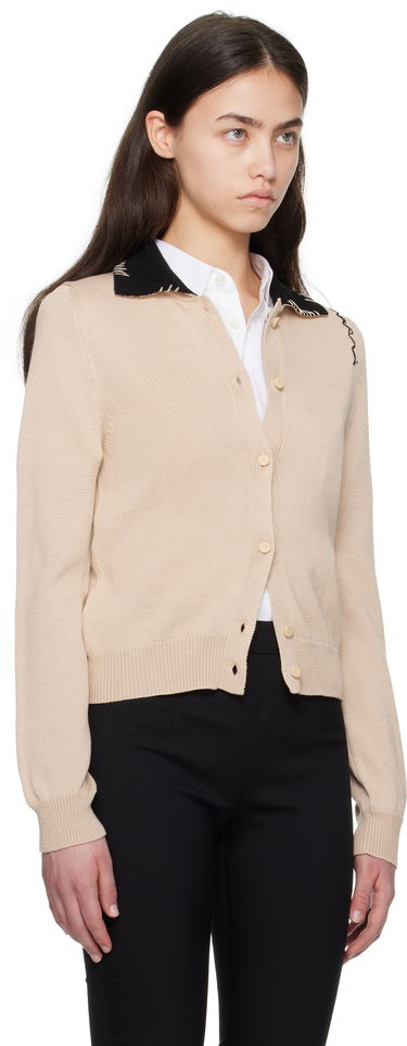 Sveter Marni Marni Mending Knit Cardigan Béžová | CDMD0404Q0 UFCN54, 1