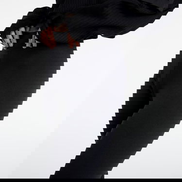 Legíny Nike Sportswear Essential GX Mid-Rise Swoosh Leggings Čierna | CZ8530-010, 2