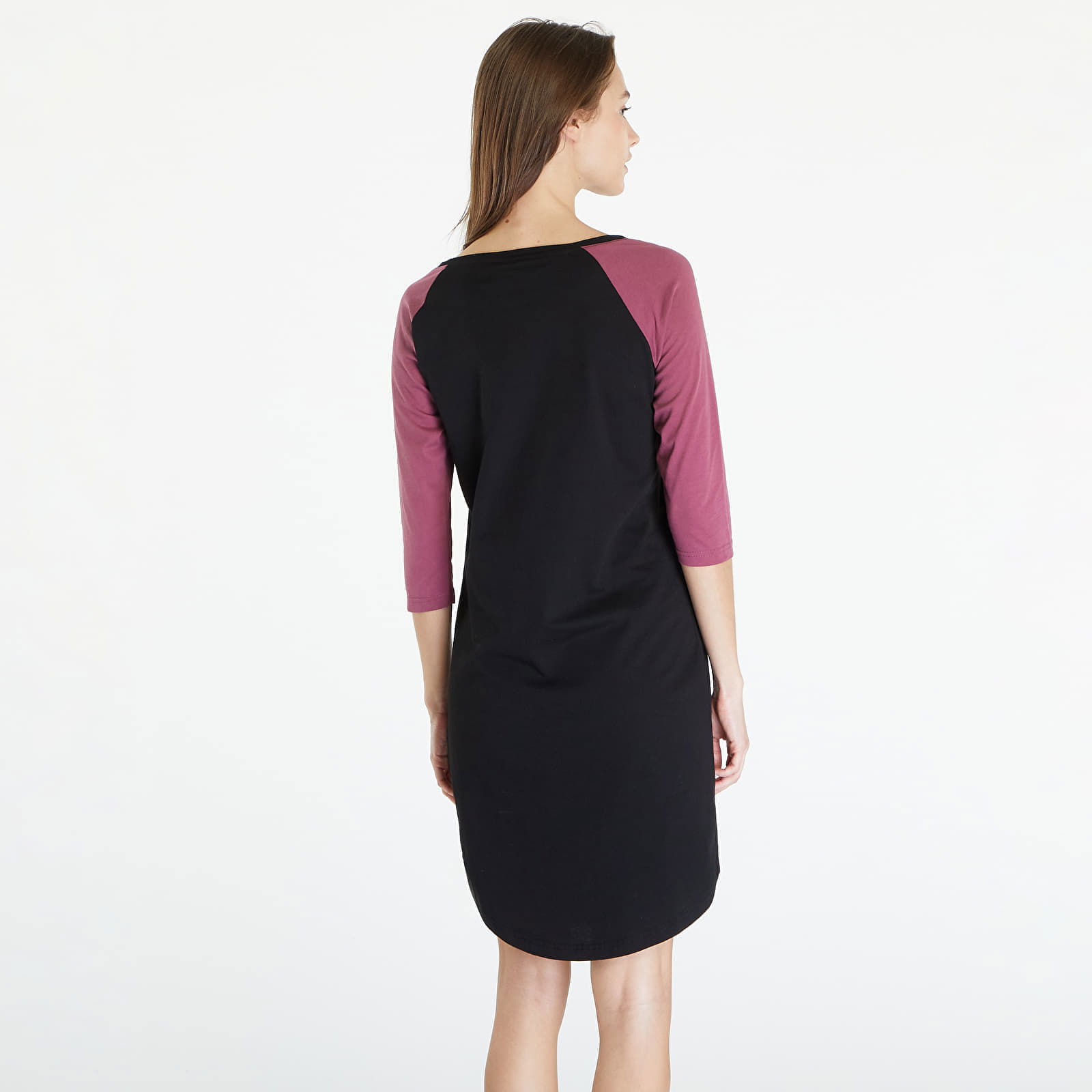 Meena Dress Black/ Maroon