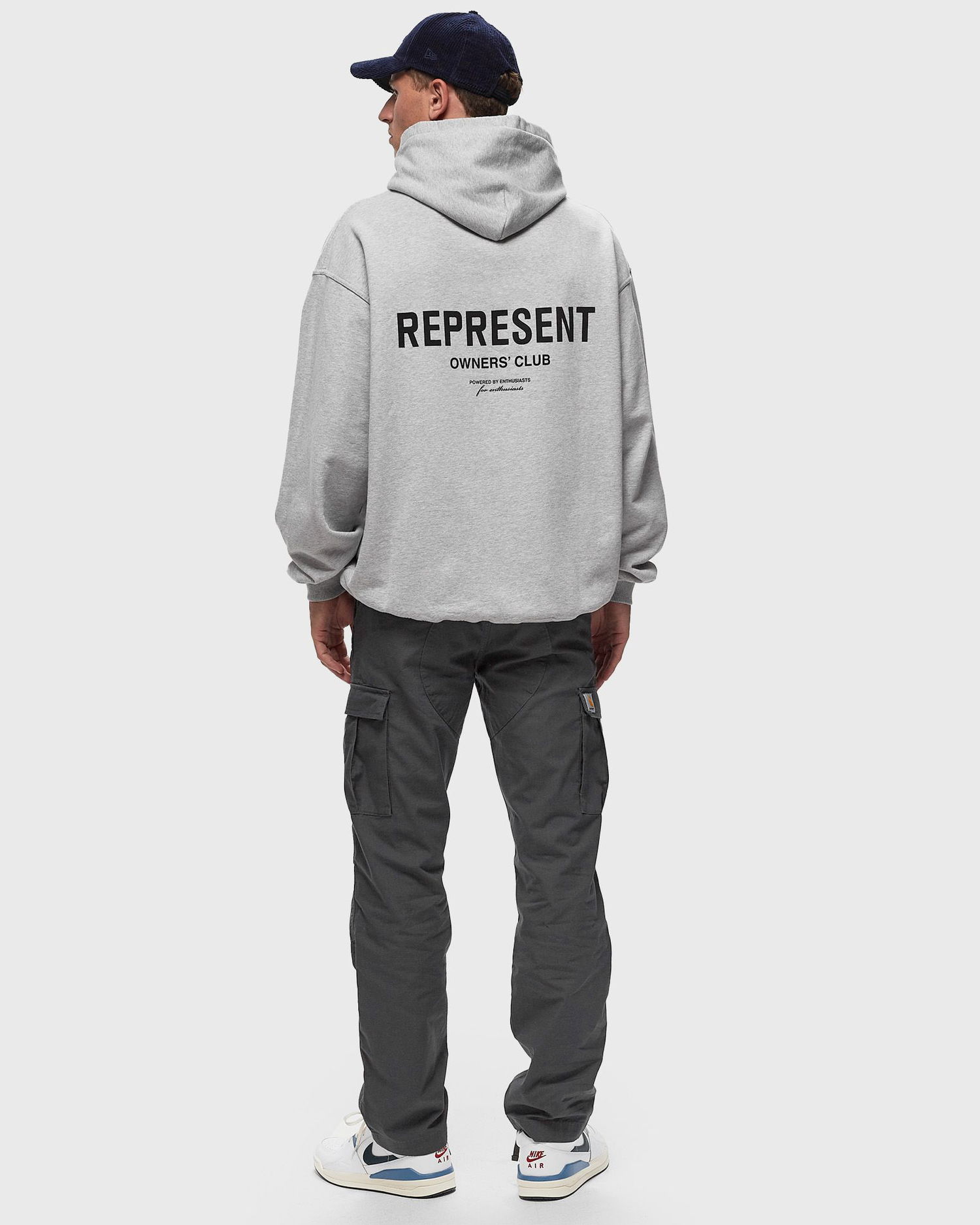 Mikina Represent Clo REPRESENT OWNERS CLUB HOODIE Šedá | OCM41113-158, 1