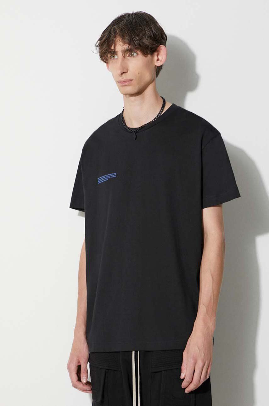Tričko PANGAIA Pangaia Printed T-Shirt Čierna | 10001012, 0