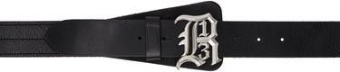 Opasok R13 Logo Buckle Leather Belt Čierna | R13WA055-A001, 0