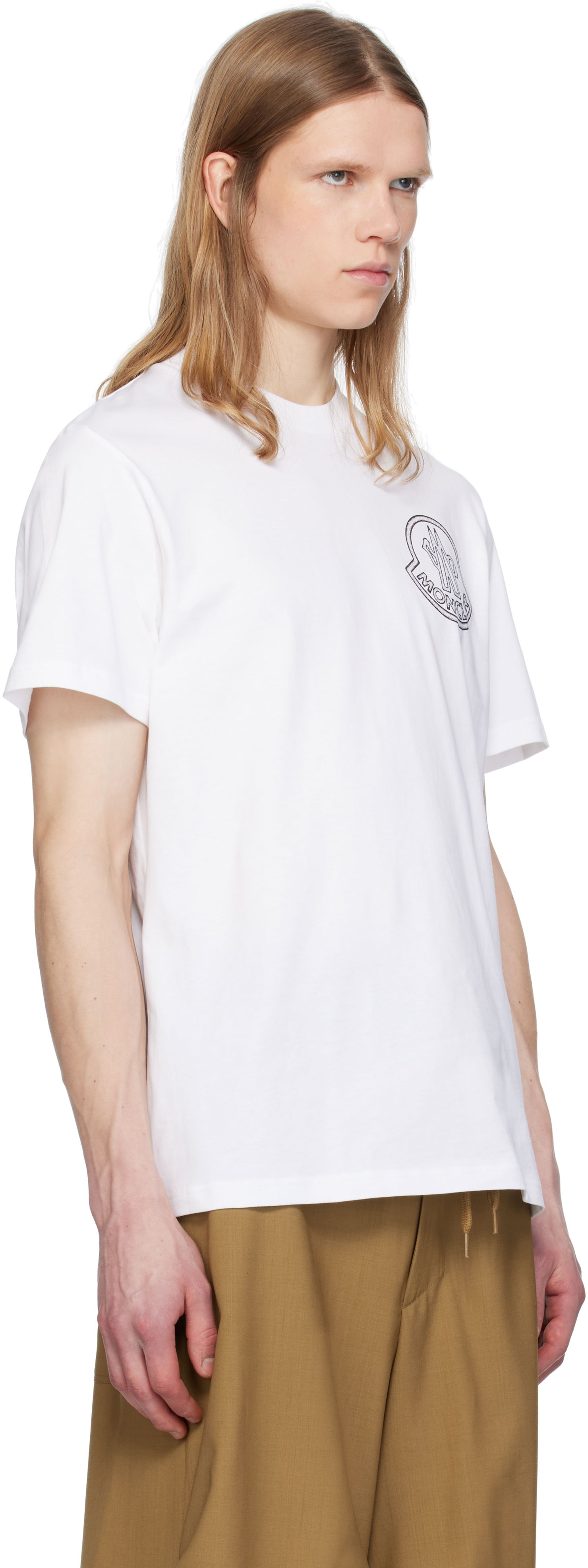 Tričko Moncler Moncler Archivio Creativo T-Shirt Biela | K10918C0005689AJS, 1