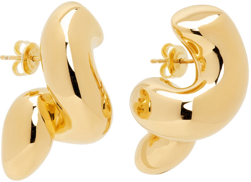 Náušnice Bottega Veneta Twist Earrings Béžová | 754331 VAHU0, 1
