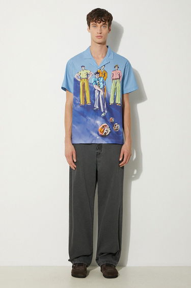 Košeľa Filling Pieces Resort Shirt Modrá | 98733980631, 1