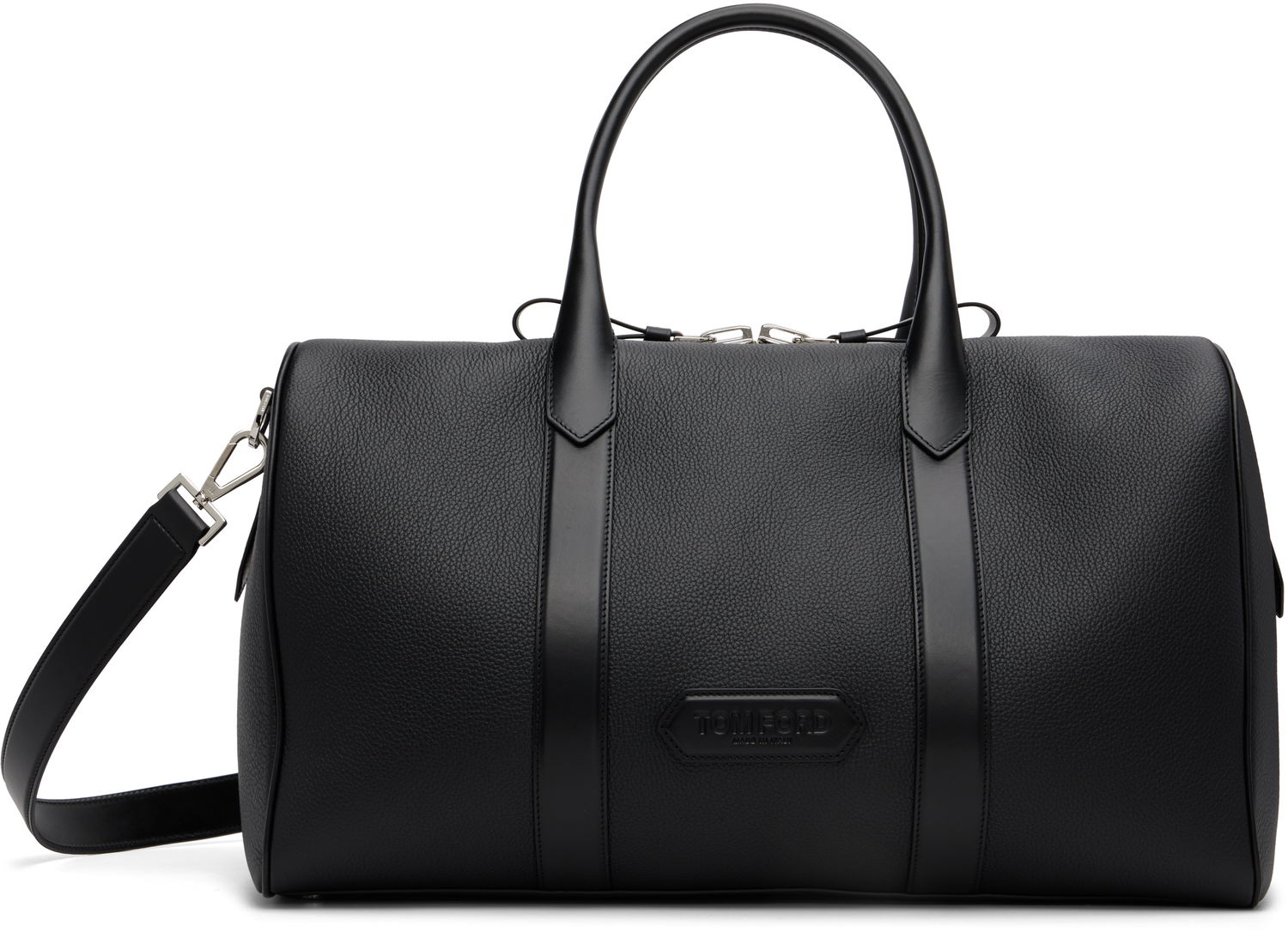 Cestovná taška Tom Ford Tom Ford Soft Grain Leather Duffle Bag Čierna | H0677-LCL213S, 0