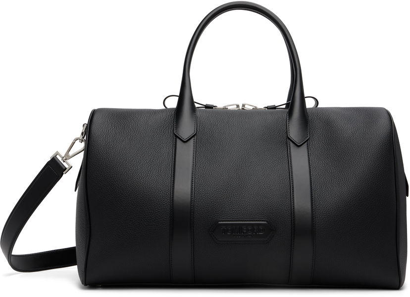 Cestovná taška Tom Ford Tom Ford Soft Grain Leather Duffle Bag Čierna | H0677-LCL213S