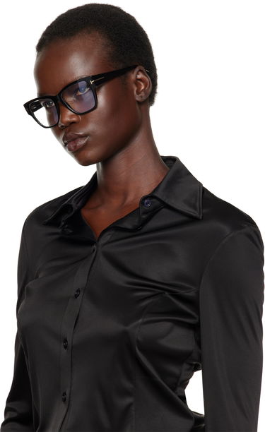 Slnečné okuliare Tom Ford Tom Ford Blue Block Square Glasses Čierna | FT5745-B_54001, 3
