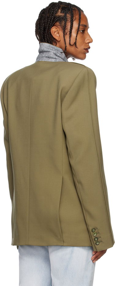 Bunda VETEMENTS VTMNTS Double-Breasted Blazer Zelené | VL14JA640K, 2