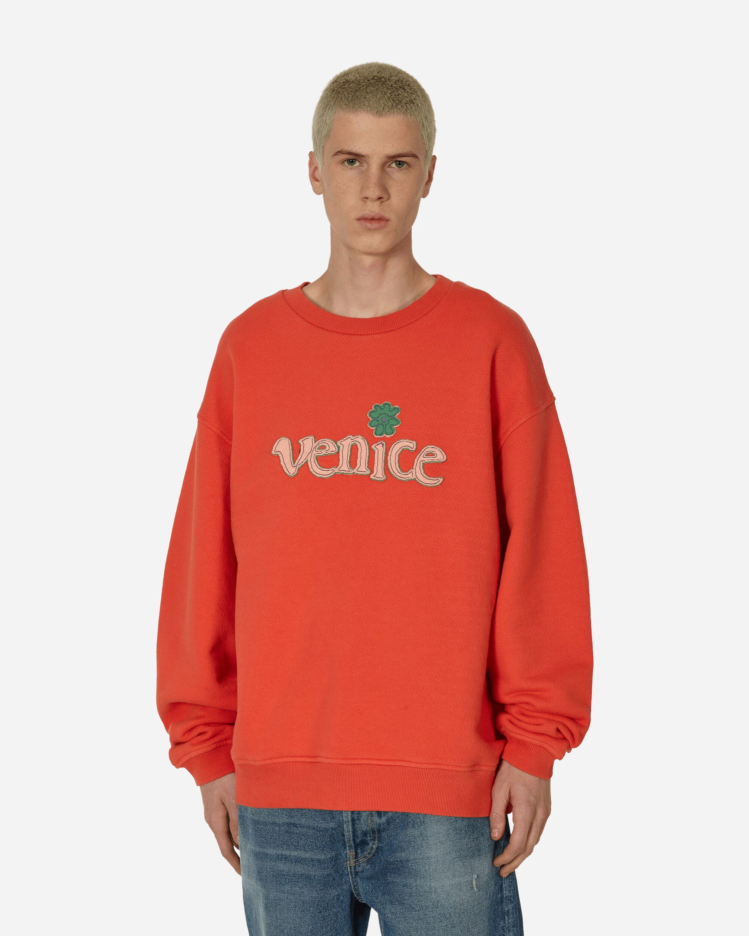 Mikina ERL Crewneck Sweatshirt Červená | ERL08T025 1, 0