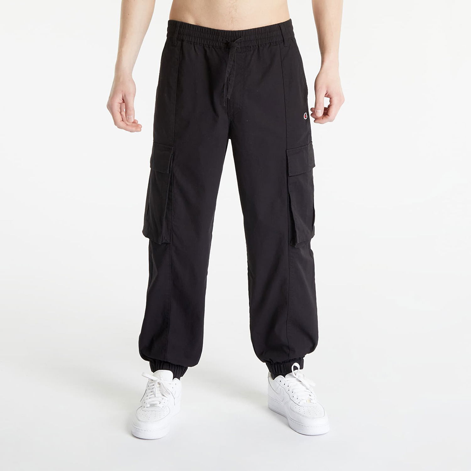 Cargo nohavice Champion Elastic Cuff Cargo Pant Čierna | 218739 CHA KK001, 0