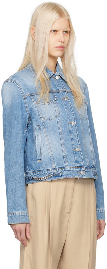 Bunda Stella McCartney Stella McCartney Chain Denim Jacket Modrá | 6D02393SPH56, 1
