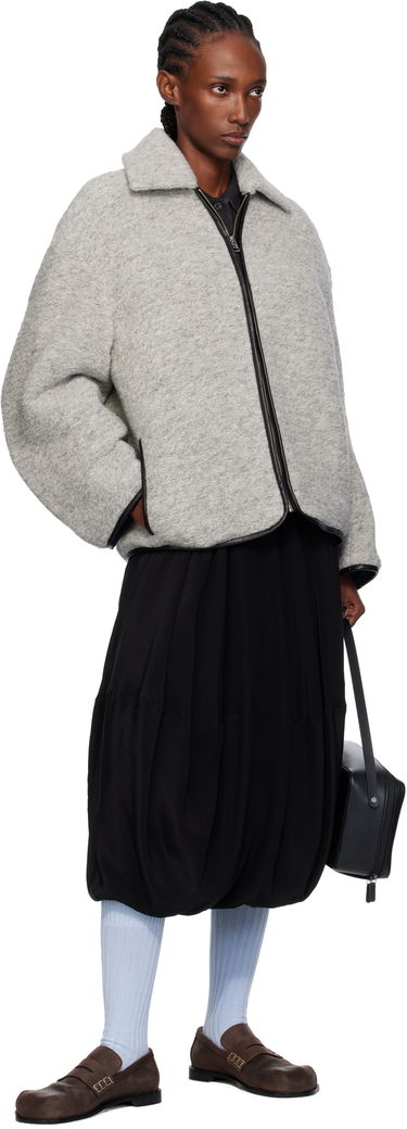 Bunda JW Anderson JW Anderson Contrast Trim Casual Jacket Šedá | JK0412-PG1820, 3