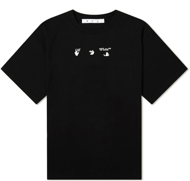 Tričko Off-White Black Make Over Tee Black/Grey Čierna | OMAA038S21JER0031010, 0