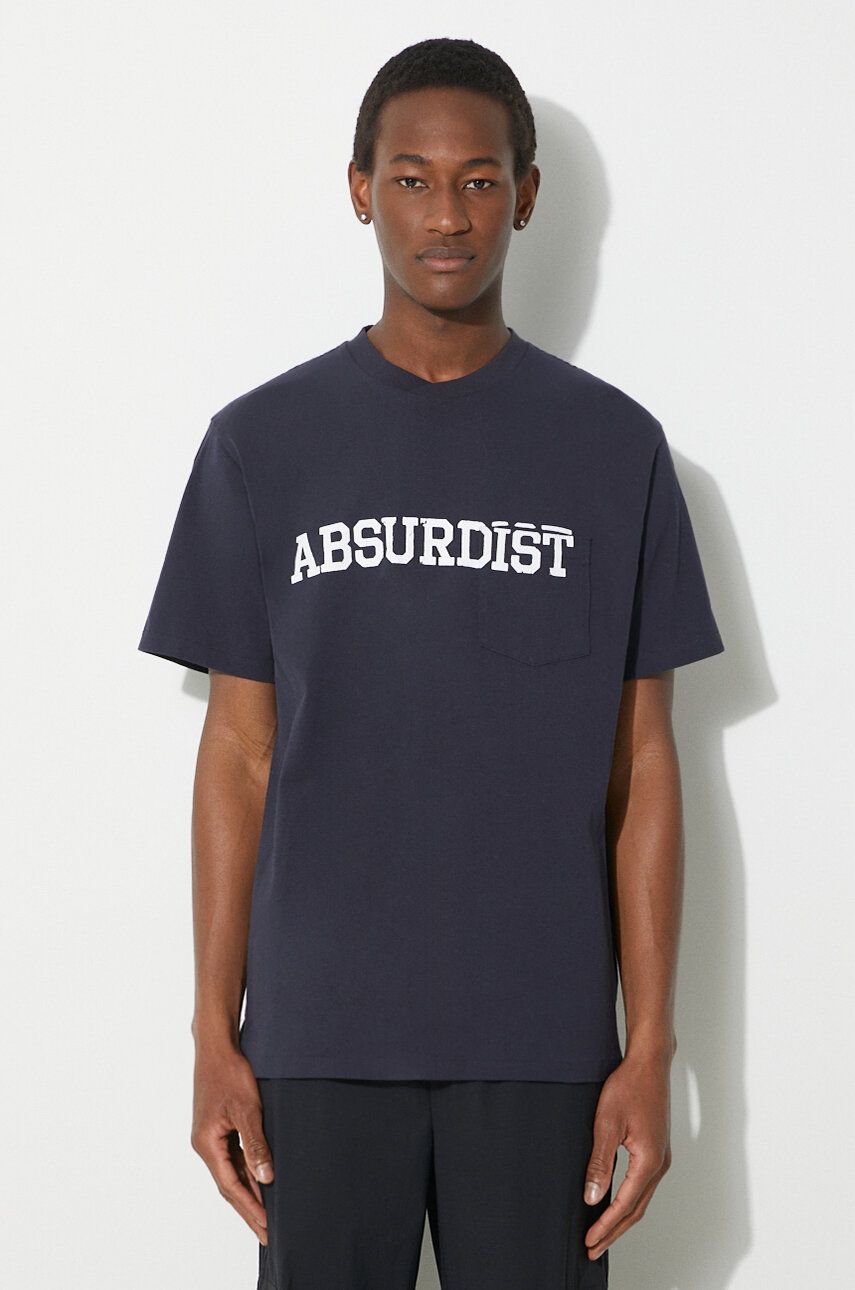 Tričko Engineered Garments Printed Cross Printed T-Shirt Navy | OR424.NP116, 0