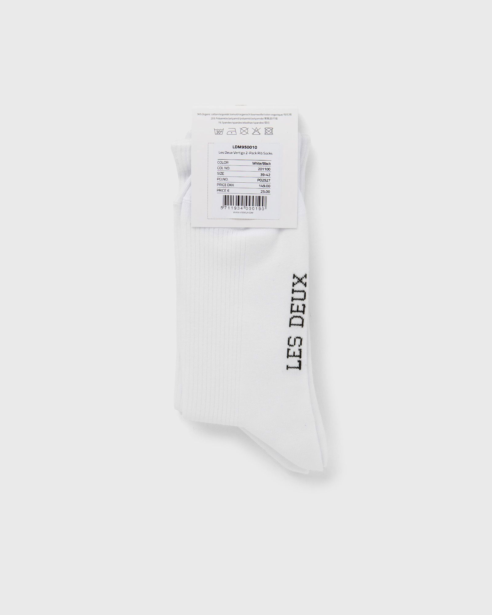 Vertigo 2-Pack Rib Socks