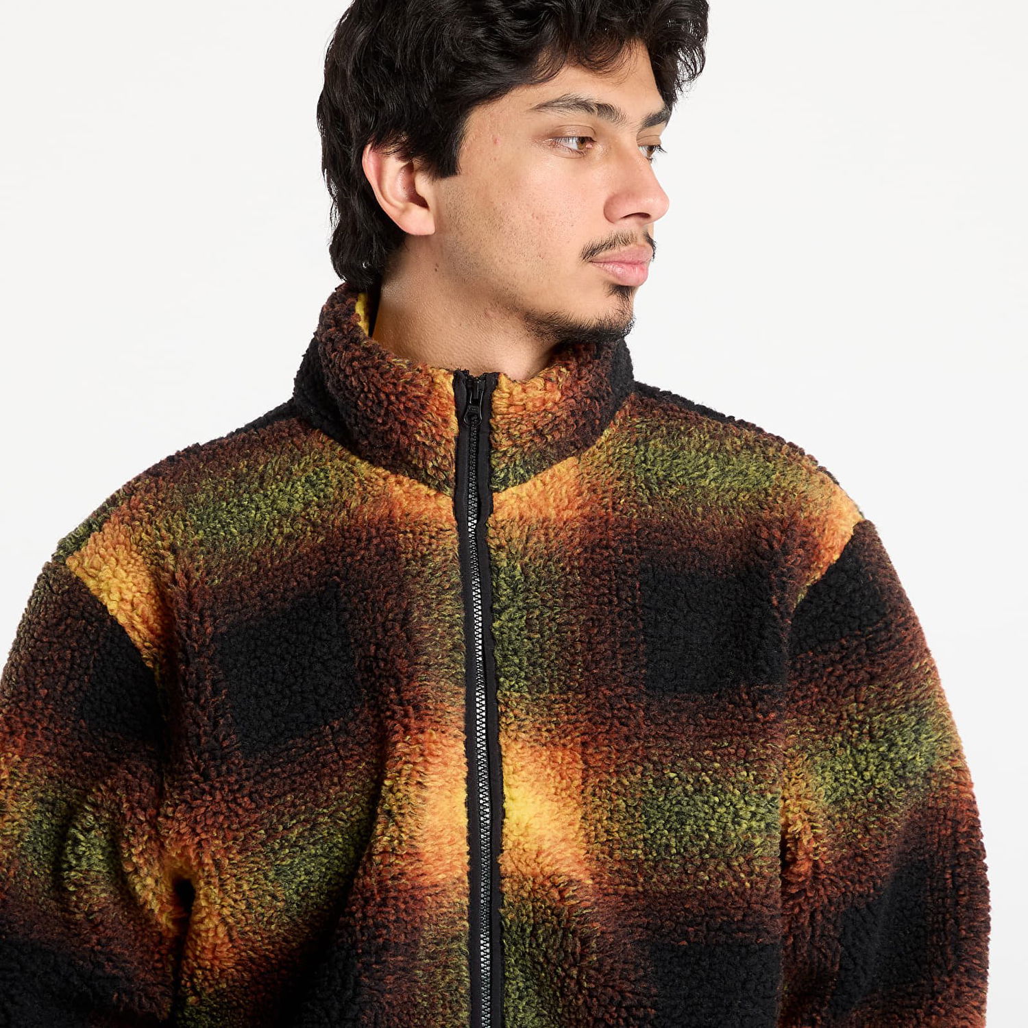 Bunda Vans Heights Herritage Plaid Sherpa Full Zip Jacket Rôznofarebný | VN000PTBF0W1, 1