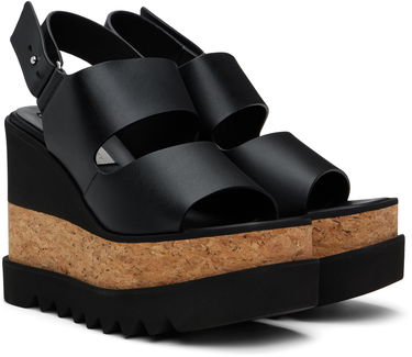 Tenisky a topánky Stella McCartney Elyse Alter Mat Platform Wedges Čierna | 810392AP00P0, 3
