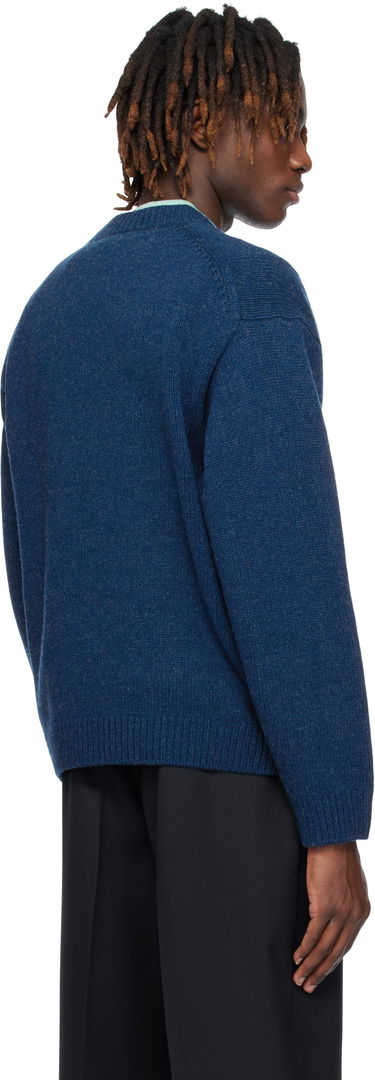 Sveter KENZO Kenzo Paris 'KENZO Dragonfly' Embroidered Wool Sweater Modrá | FF55PU7163CA, 2