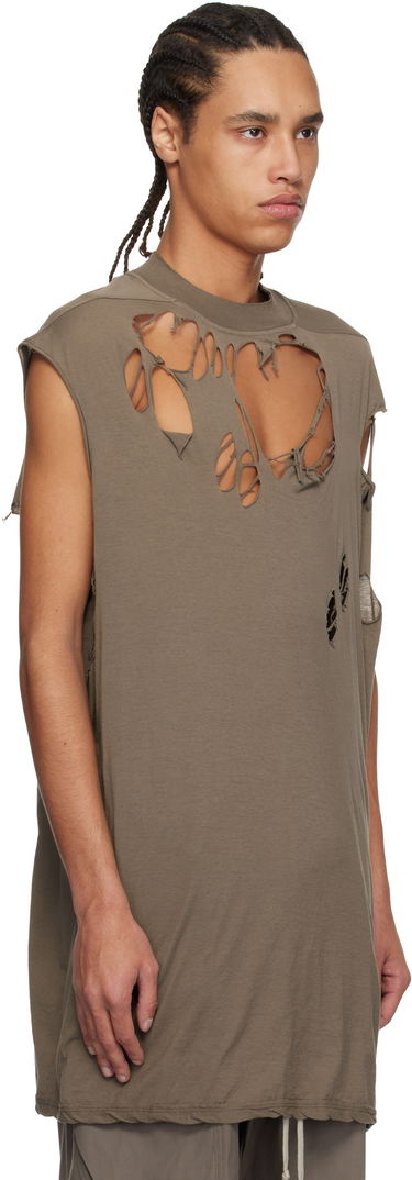 Tielko Rick Owens Rick Owens DRKSHDW Hollywood Tarp Sleeveless T-Shirt Hnedá | DU01E3158 BHDSD, 1