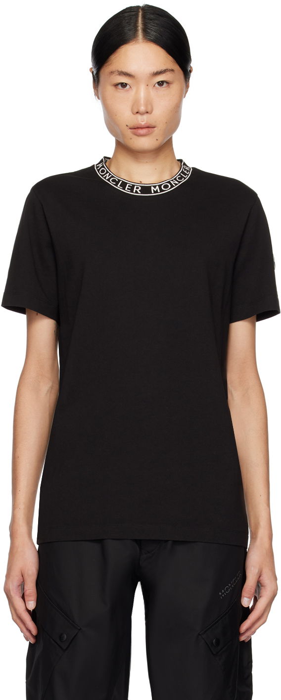 Tričko Moncler Crewneck T-Shirt Čierna | J10918C000248390T, 0