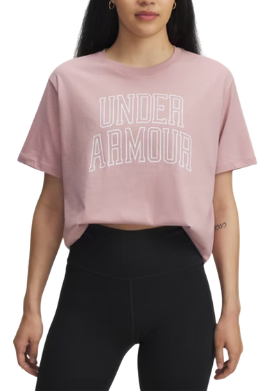 Tričko Under Armour Under Armour Rival OS Campus T-Shirt Ružová | 6007883-673, 0