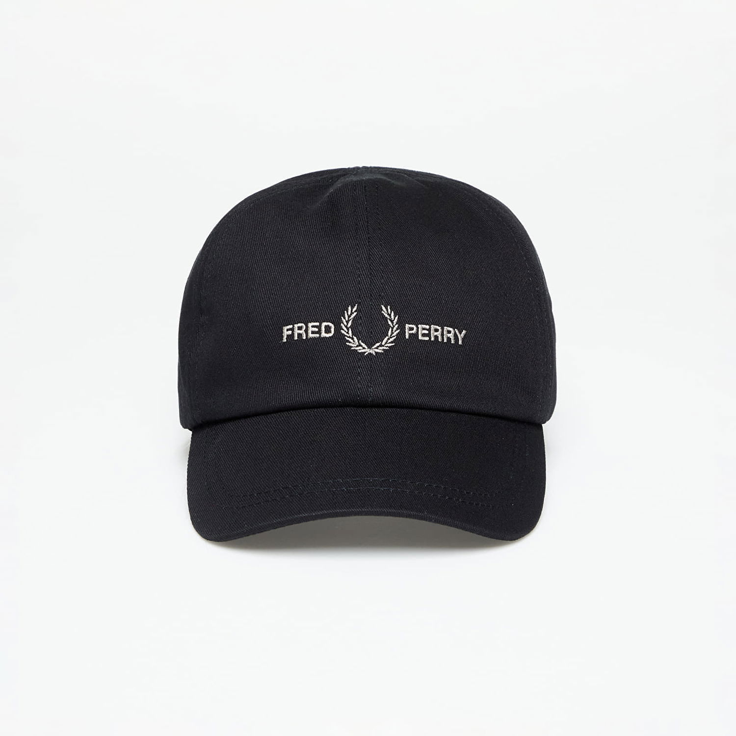 Šiltovka Fred Perry Cap Graphic Branded Twill Cap Black Čierna | HW4630 V53, 0