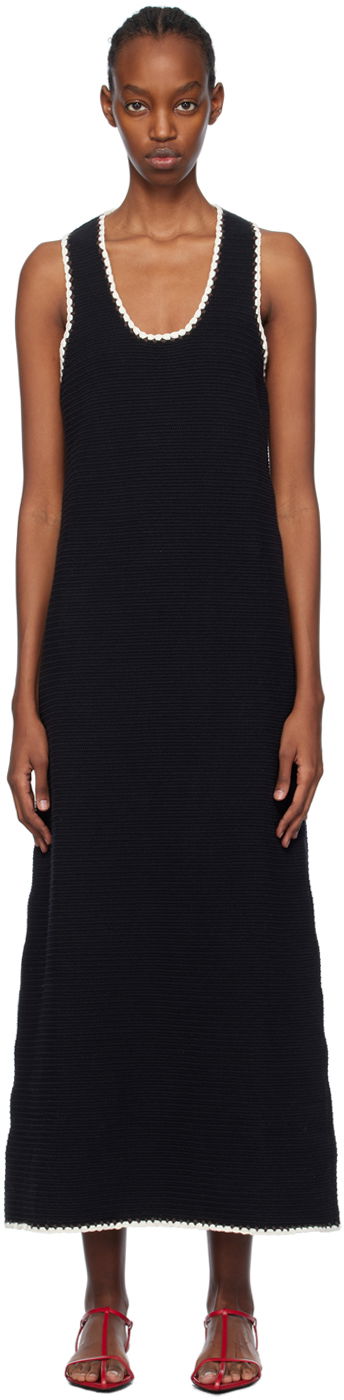 Šaty Jil Sander Scoop Neck Midi Dress Čierna | J40CT0157_J15401, 0