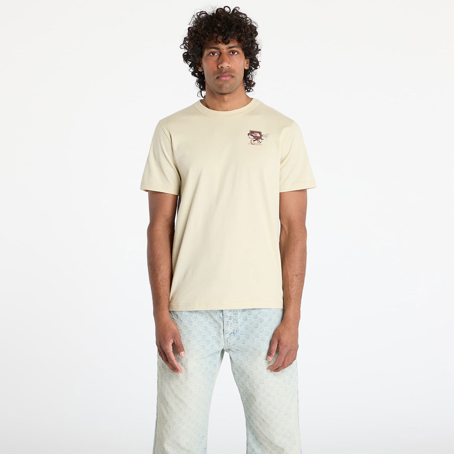 Tričko The North Face The North Face Cartoon Logo Relaxed Fit T-Shirt Béžová | NF0A8C303X41, 0