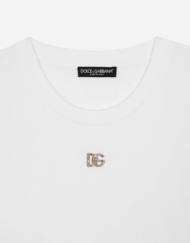 Tričko Dolce & Gabbana T-shirt M/corta Giro Biela | F8U08ZG7B3UW0800, 2