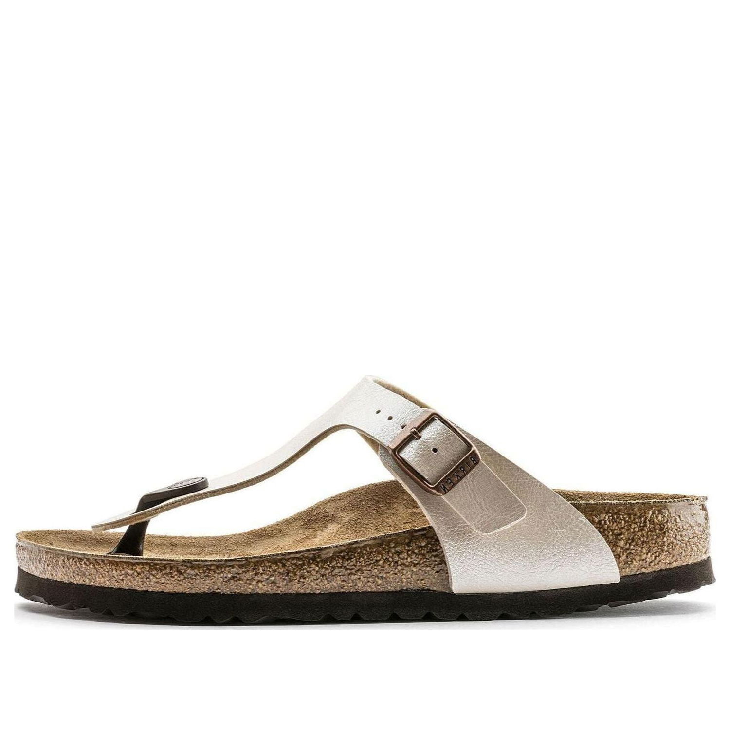 Tenisky a topánky Birkenstock Birkenstock Gizeh Birko-Flor Graceful Narrow Fit Sandals Metalická | 0943873, 0