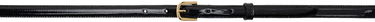 Opasok TOTEME TOTEME Thin Patent-Leather Trouser Belt Čierna | 244-WAM877-LE0091, 0