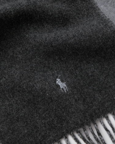 Šál Polo by Ralph Lauren Reversible Scarf Šedá | 449959334003, 1