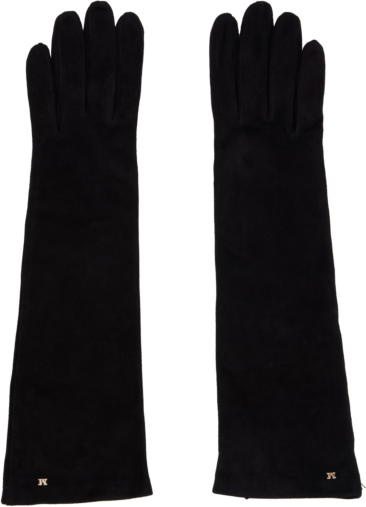 Rukavice Max Mara Afideesuede Long Gloves Čierna | 2524566013600, 0